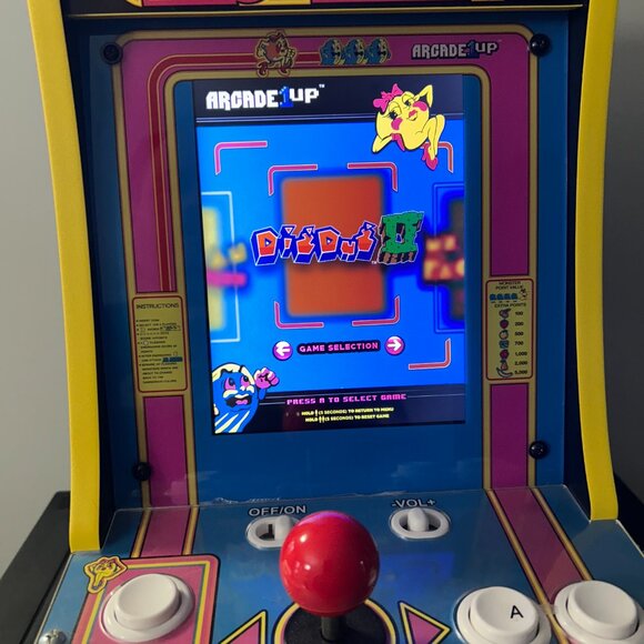 Arcade 1 Up Ms Pacman 8261 Countercade 4 in 1  Games     TABLE TOP - Picture 4 of 7
